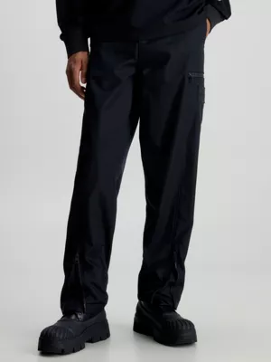 Calvin Klein Pantalon Cargo Relaxed Zippé 3 Calvin Klein Pantalon Cargo Relaxed Zippé
