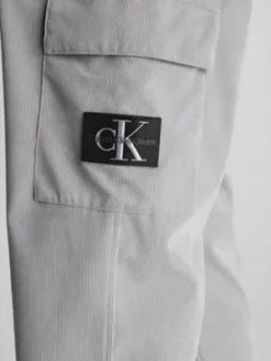 Calvin Klein Pantalon Cargo En Velours Côtelé Avec Ceinture -Pas Cher Calvin Klein Magasin J30J324035 PEE alternate3