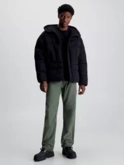 Calvin Klein Doudoune Oversize Matelassée CK -Pas Cher Calvin Klein Magasin J30J324055 BEH alternate3