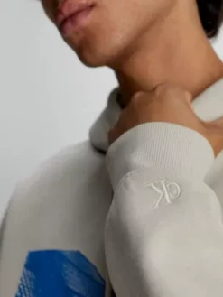 Calvin Klein Sweat-shirt à Capuche Relaxed Avec Logo Graphique -Pas Cher Calvin Klein Magasin J30J324104 PED alternate3
