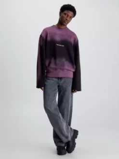 Calvin Klein Sweat-shirt Relaxed Avec Imprimé éclaboussure 10 Calvin Klein Sweat-shirt Relaxed Avec Imprimé éclaboussure -Pas Cher Calvin Klein Magasin J30J324105 BEH alternate3