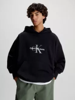 Calvin Klein Sweat à Capuche Oversize Avec Monogramme