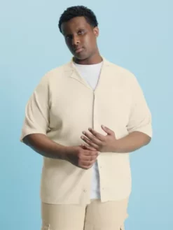 Calvin Klein Polo En Maille Gaufrée