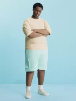 Calvin Klein Short De Jogging Cargo Relaxed -Pas Cher Calvin Klein Magasin J30J324137 L6V alternate4