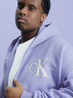 Calvin Klein Sweat-shirt à Capuche Surdimensionné Et Zippé 6 Calvin Klein Sweat-shirt à Capuche Surdimensionné Et Zippé – Image 4