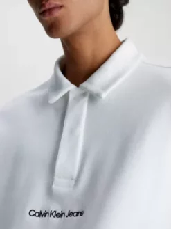 Calvin Klein Polo Relaxed -Pas Cher Calvin Klein Magasin J30J324152 YAF alternate3