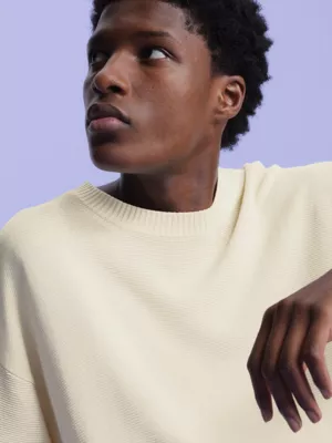 Calvin Klein Pull Relaxed à Manches Courtes 6 Calvin Klein Pull Relaxed à Manches Courtes – Image 4