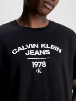 Calvin Klein T-shirt Avec Logo Universitaire -Pas Cher Calvin Klein Magasin J30J324206 BEH alternate3
