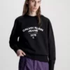 Calvin Klein Sweat-shirt Avec Logo Universitaire
