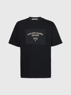 Calvin Klein T-shirt Relaxed Avec écusson Avec Logo -Pas Cher Calvin Klein Magasin J30J324230 BEH alternate4