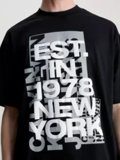 Calvin Klein T-shirt Avec Logo Relaxed En Coton 11 Calvin Klein T-shirt Avec Logo Relaxed En Coton -Pas Cher Calvin Klein Magasin J30J324307 BEH alternate3