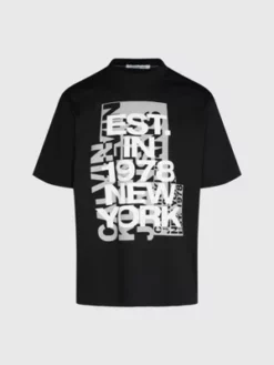 Calvin Klein T-shirt Avec Logo Relaxed En Coton 13 Calvin Klein T-shirt Avec Logo Relaxed En Coton -Pas Cher Calvin Klein Magasin J30J324307 BEH alternate5