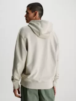 Calvin Klein Sweat-shirt à Capuche Relaxed En Coton Avec Logo -Pas Cher Calvin Klein Magasin J30J324310 PED alternate2