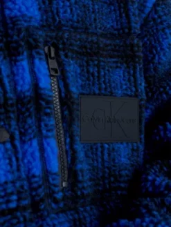 Calvin Klein Chemise Veste à Carreaux En Sherpa -Pas Cher Calvin Klein Magasin J30J324312 C6X alternate3