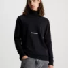 Calvin Klein Pull à Col Roulé En Coton -Pas Cher Calvin Klein Magasin J30J324325 BEH main
