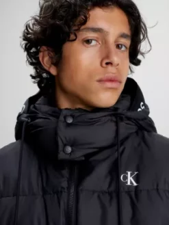 Calvin Klein Doudoune Légère Avec Logo Tape -Pas Cher Calvin Klein Magasin J30J324330 BEH alternate3