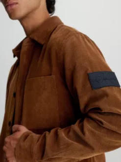 Calvin Klein Chemise En Velours Côtelé -Pas Cher Calvin Klein Magasin J30J324394 GQM alternate3