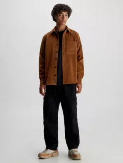 Calvin Klein Chemise En Velours Côtelé -Pas Cher Calvin Klein Magasin J30J324394 GQM alternate4