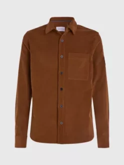 Calvin Klein Chemise En Velours Côtelé -Pas Cher Calvin Klein Magasin J30J324394 GQM alternate5