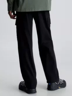 Calvin Klein Pantalon Cargo En Sergé De Coton -Pas Cher Calvin Klein Magasin J30J324537 BEH alternate2