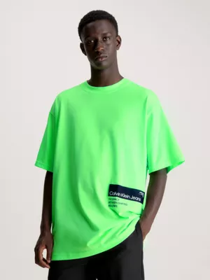 Calvin Klein T-shirt Oversize Avec Logo Tape 3 Calvin Klein T-shirt Oversize Avec Logo Tape