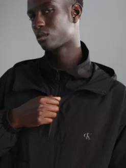 Calvin Klein Anorak Oversize Avec Fermeture éclair Double -Pas Cher Calvin Klein Magasin J30J324702 BEH alternate3