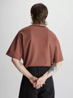 Calvin Klein T-shirt Oversize Unisexe -Pas Cher Calvin Klein Magasin J40J400259 GVP alternate2