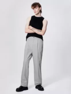 Calvin Klein Pantalon Unisexe En Sergé De Coton -Pas Cher Calvin Klein Magasin J40J400268 PRR alternate6