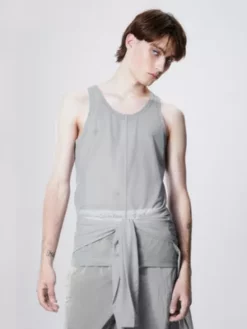 Calvin Klein Débardeur Slim Unisexe En Maille