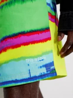 Calvin Klein Short Multicolore Unisexe - Pride 19 Calvin Klein Short Multicolore Unisexe - Pride -Pas Cher Calvin Klein Magasin J40J400288 0KP alternate4