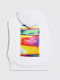 Calvin Klein Sweat à Capuche Sans Manches Unisexe - Pride -Pas Cher Calvin Klein Magasin J40J400292 YAF alternate11