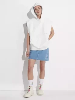 Calvin Klein Sweat à Capuche Sans Manches Unisexe - Pride -Pas Cher Calvin Klein Magasin J40J400292 YAF alternate6