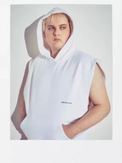 Calvin Klein Sweat à Capuche Sans Manches Unisexe - Pride -Pas Cher Calvin Klein Magasin J40J400292 YAF alternate9