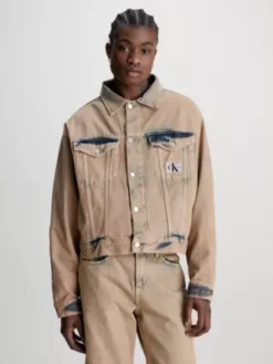 Calvin Klein Veste Unisexe Relaxed En Jean -Pas Cher Calvin Klein Magasin J40J400305 1CD alternate1