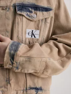 Calvin Klein Veste Unisexe Relaxed En Jean -Pas Cher Calvin Klein Magasin J40J400305 1CD alternate4