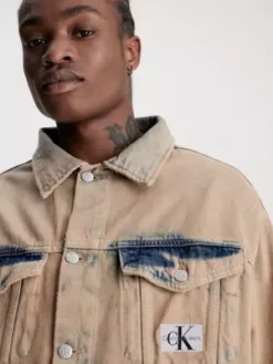 Calvin Klein Veste Unisexe Relaxed En Jean -Pas Cher Calvin Klein Magasin J40J400305 1CD alternate5