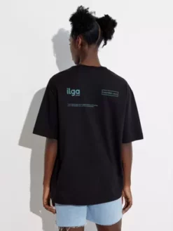 Calvin Klein T-shirt Unisexe Oversize Imprimé - Pride 17 Calvin Klein T-shirt Unisexe Oversize Imprimé - Pride -Pas Cher Calvin Klein Magasin J40J400320 BEH alternate2