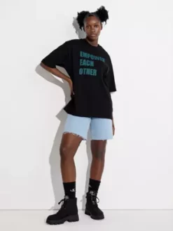 Calvin Klein T-shirt Unisexe Oversize Imprimé - Pride 21 Calvin Klein T-shirt Unisexe Oversize Imprimé - Pride -Pas Cher Calvin Klein Magasin J40J400320 BEH alternate6