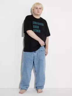 Calvin Klein T-shirt Unisexe Oversize Imprimé - Pride 22 Calvin Klein T-shirt Unisexe Oversize Imprimé - Pride -Pas Cher Calvin Klein Magasin J40J400320 BEH alternate7