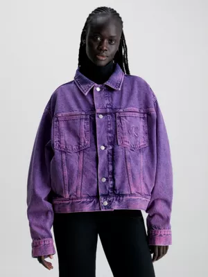 Calvin Klein Veste En Jean Boxy Unisexe 3 Calvin Klein Veste En Jean Boxy Unisexe