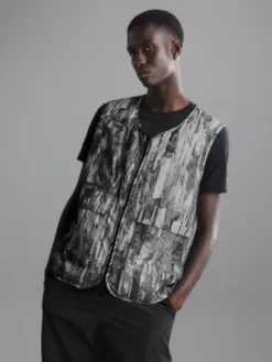 Calvin Klein Veste Utilitaire Unisexe Imprimée -Pas Cher Calvin Klein Magasin J40J400346 0IP alternate1