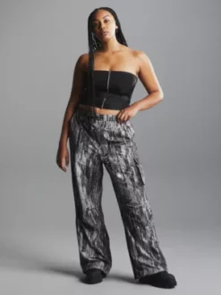 Calvin Klein Pantalon Cargo Unisexe Imprimé -Pas Cher Calvin Klein Magasin J40J400347 0IP alternate6