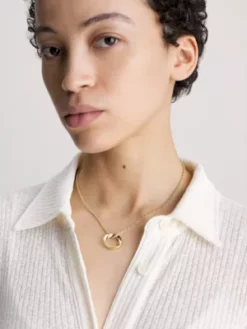 Calvin Klein Collier - Twisted Ring -Pas Cher Calvin Klein Magasin JF35000307 000 alternate2