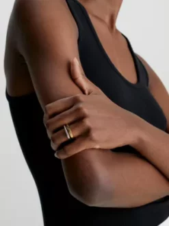 Calvin Klein Bague - Twisted Ring -Pas Cher Calvin Klein Magasin JF35000330 000 alternate2