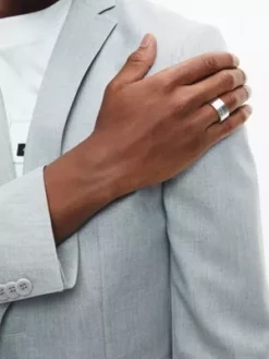 Calvin Klein Bague - Grid -Pas Cher Calvin Klein Magasin JM35000191 000 alternate2