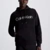 Calvin Klein Sweat à Capuche En Coton Bio Avec Logo -Pas Cher Calvin Klein Magasin K10K104060 002 main