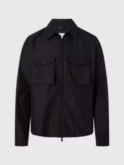 Calvin Klein Chemise Veste Zippée 11 Calvin Klein Chemise Veste Zippée -Pas Cher Calvin Klein Magasin K10K107136 BEH alternate4