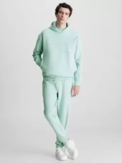 Calvin Klein Sweat-shirt à Capuche En Coton Bio -Pas Cher Calvin Klein Magasin K10K108058 C04 alternate3