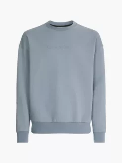 Calvin Klein Sweat-shirt Relaxed En Coton Bio -Pas Cher Calvin Klein Magasin K10K108444 POC alternate4