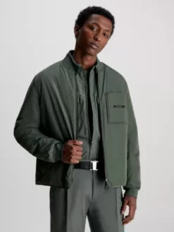 Calvin Klein Bomber Léger En Sergé